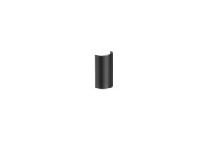Pure Up/Down Wall Light Curved 8W Black