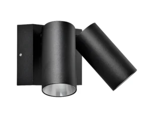 Pure Twin Luxe Outdoor Spot Light  16W Black