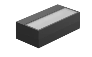 Pure Up/Down Rectangle Wall Light 10W Black