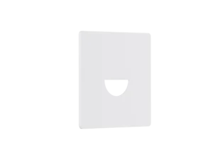 Pure Magnetinc Faceplate for Pure Indoor Step Light      55 x 55mm  Semi-Round Optics White