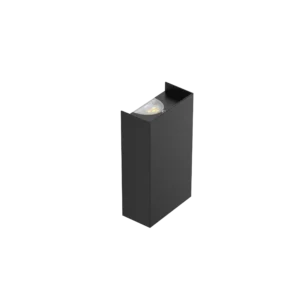 Pure Up/Down Wall Light Square 8W  Black