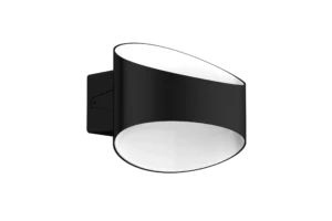 Pure Oval Wall Light 8W Black