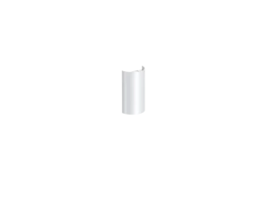 Pure Up/Down Wall Light Curved 8W White