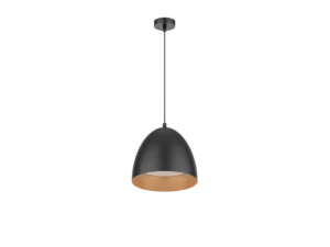Pure Luxe Pendant Light 10W Gold/Black