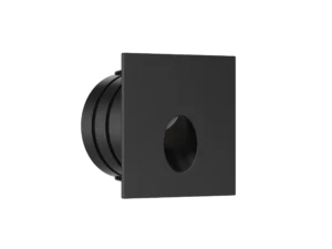 Pure 24V Outdoor Step Light Square Oval 2W Black