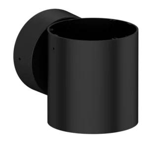 Wall Pillar Mount for Pure Bollard Light      Ø100mm Diameter Black