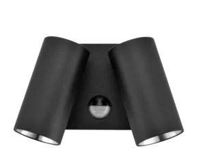 Pure Twin Luxe Outdoor Spot Light with Sensor 16W Black