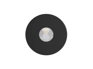 Pure Magnetinc Faceplate for Pure Indoor Step Light      Ø55mm Diameter Round Optics Black