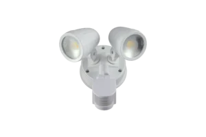 Pure Twin Outdoor Spot Light with Sensor 26W White