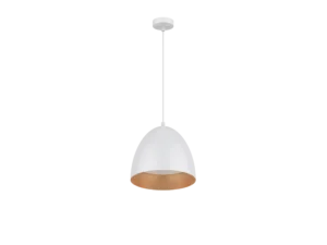 Pure Luxe Pendant Light 10W Gold/White